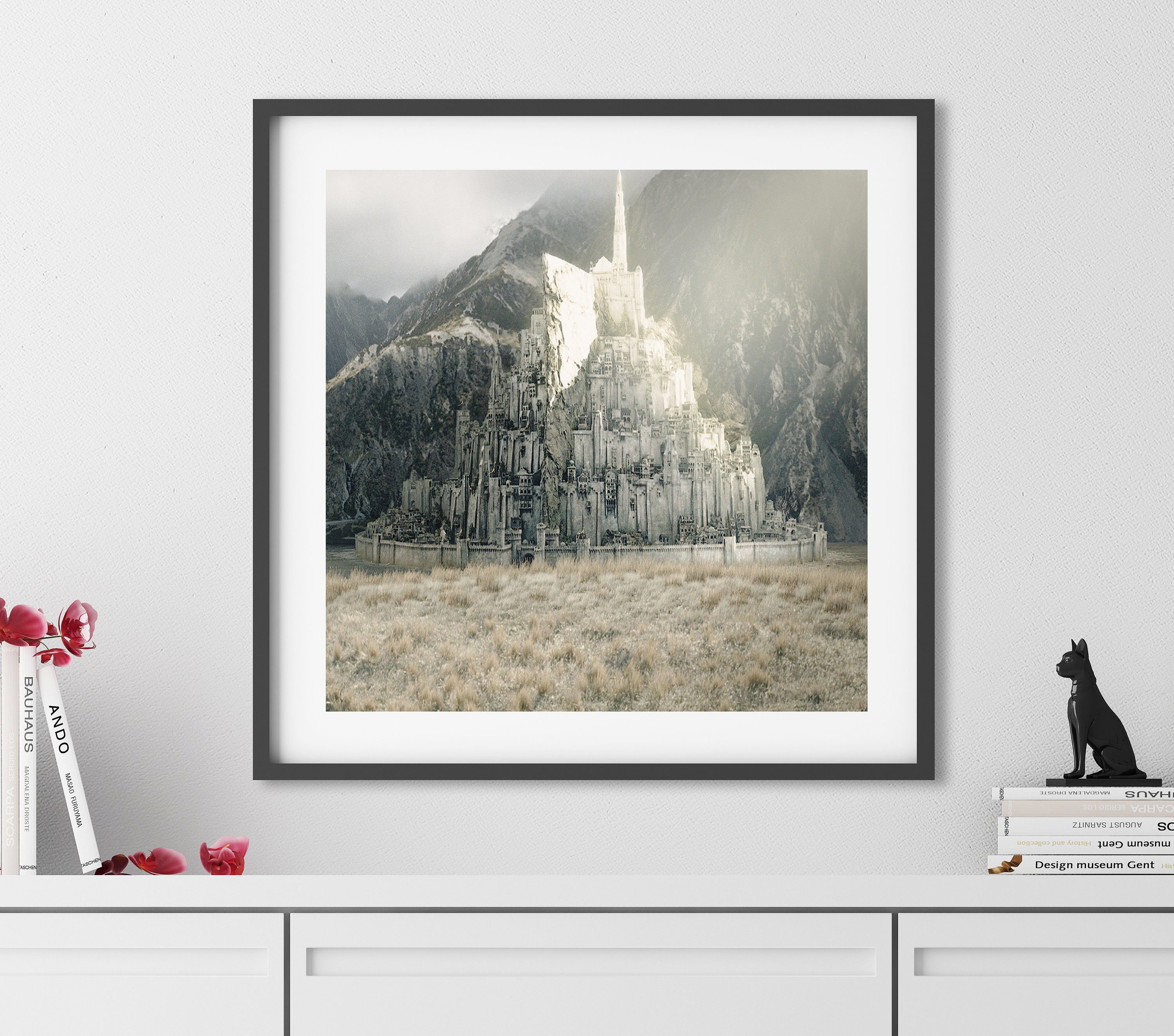 Minas Tirith Gondor Art Print - LOTR Wall Art - GaleriFoton