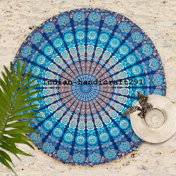 Round mandala tapestry sale