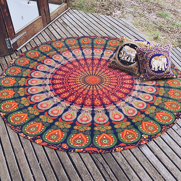 Round Yoga Mat Etsy