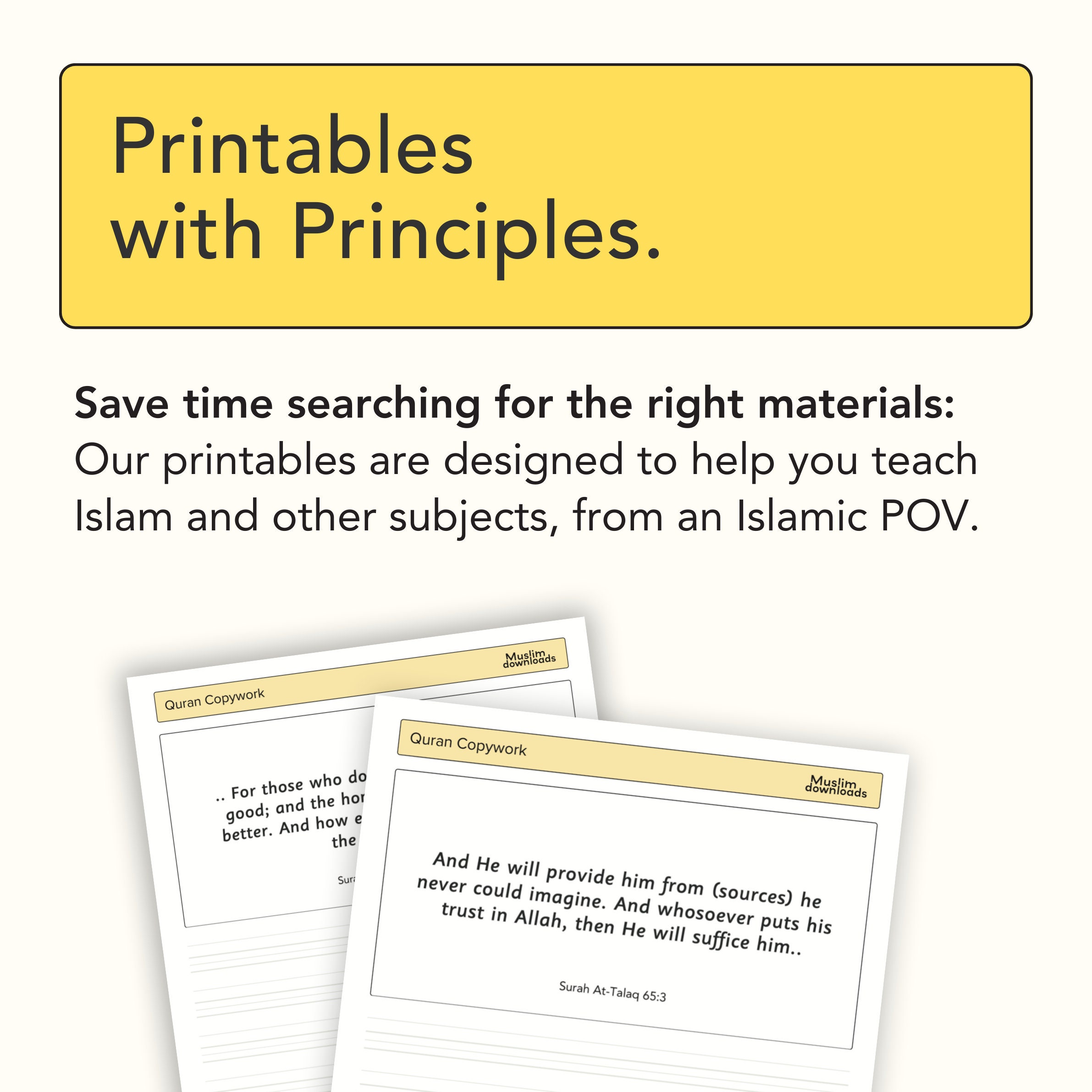 Quran Copywork English Handwriting Practice Quran Reflection Quran ...