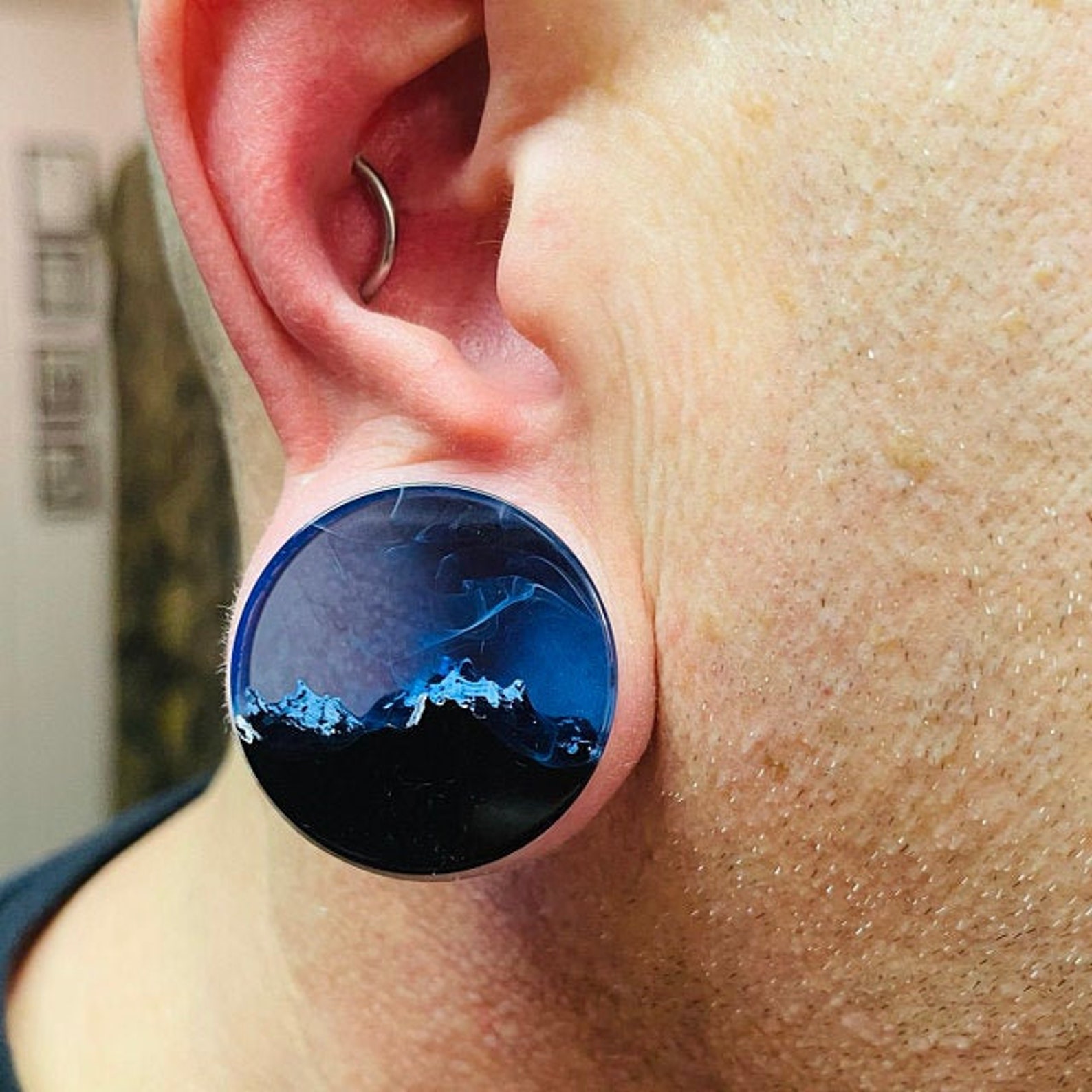 Resin Ear Plugs Custom Plugs and Tunnels Resin Ear Gauges Etsy