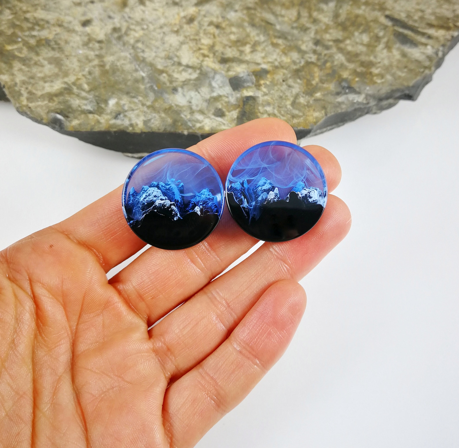 Resin Ear Plugs Custom Plugs and Tunnels Resin Ear Gauges Etsy