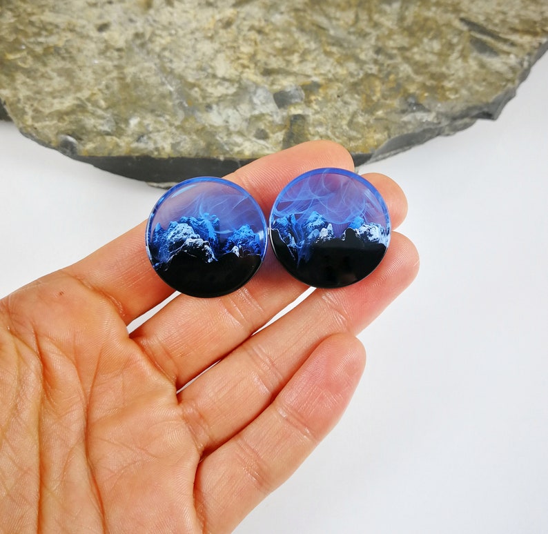 Resin Ear Plugs Custom Plugs and Tunnels Resin Ear Gauges Etsy
