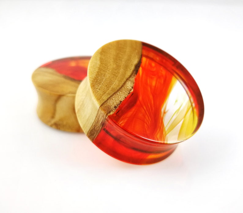 28mm Handmade Wooden Plugs and Tunnels 1&7/64 Inch Ear Plugs Etsy