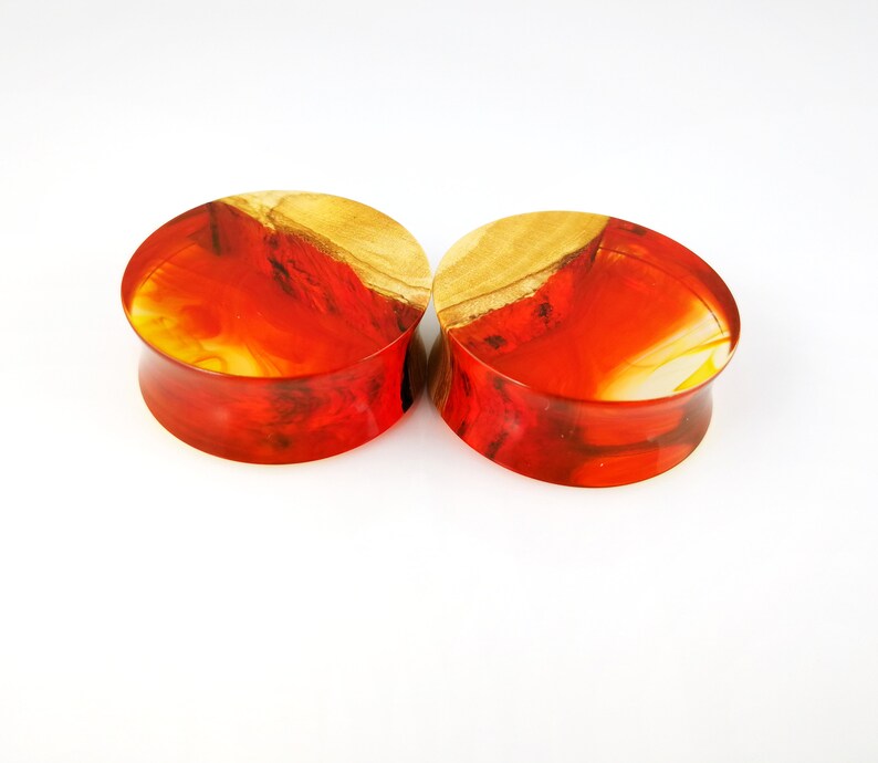 28mm Handmade Wooden Plugs and Tunnels 1&7/64 Inch Ear Plugs Etsy