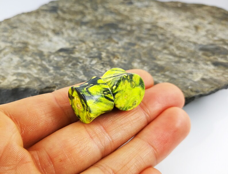 9/16 inch Stabilized Burl Wood Ear Plugs Wooden Gauges 16mm Etsy