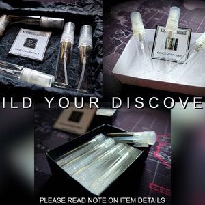 Build your own Discovery Set (NOTE: You have to send me a note at checkout on which fragrances you want in your Discovery Set)