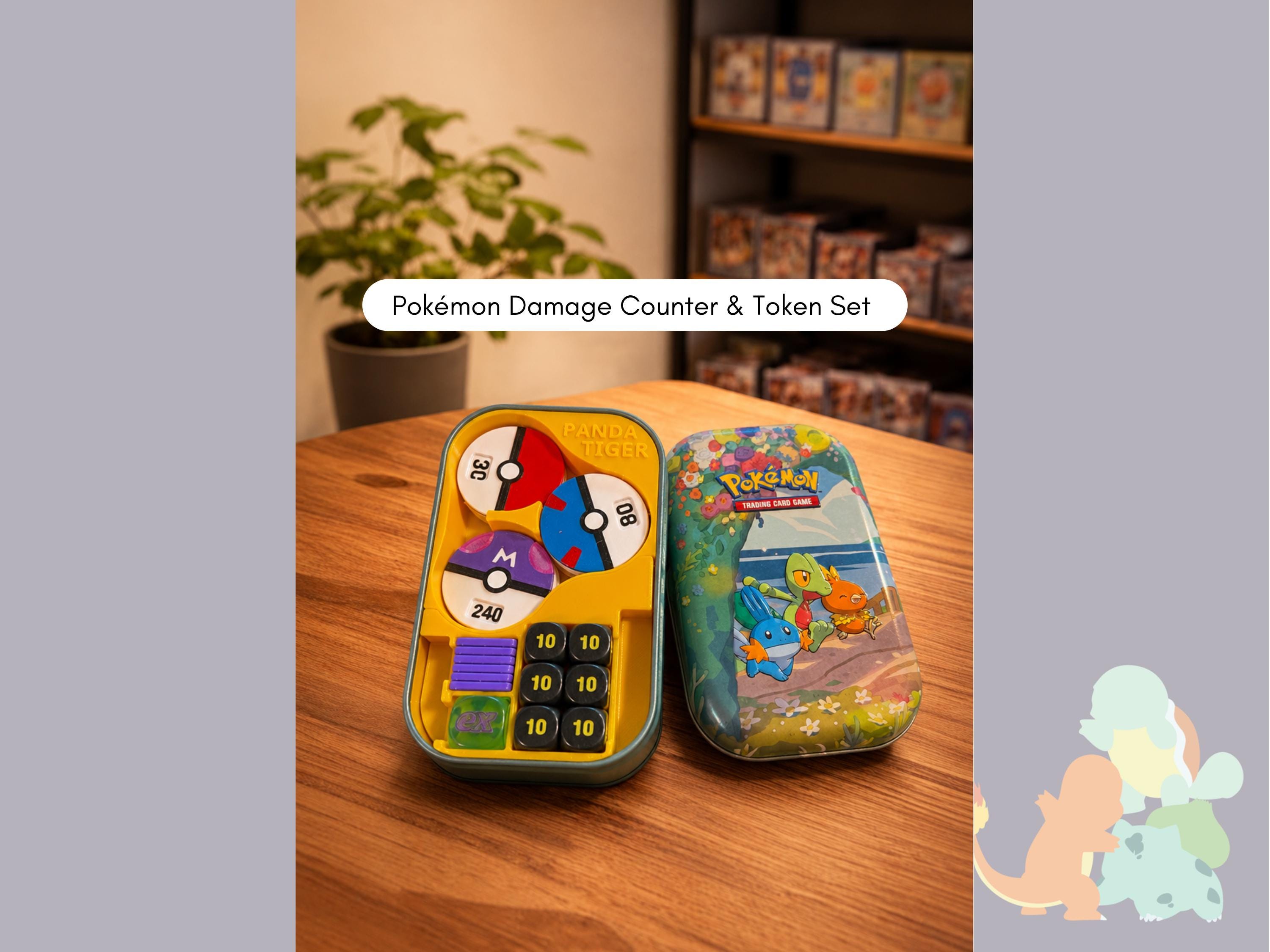 Pokemon TCG Damage Counter & Token Set - Etsy