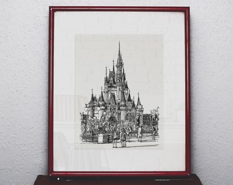 Disney Wall Art Print, Disney World Wall Art, Disney Land Souvenir, Disney Decor, Orlando Walt Disney, Disney Lover