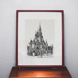 Disney-Wand-Kunstdruck, Disney World Wandkunst, Disney Land Souvenir, Disney Dekor, Orlando Walt Disney, Disney-Liebhaber