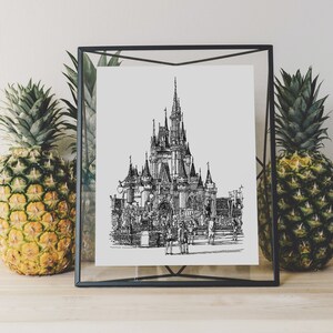 Disney Wall Art Print, Disney World Wall Art, Disney Land Souvenir ...