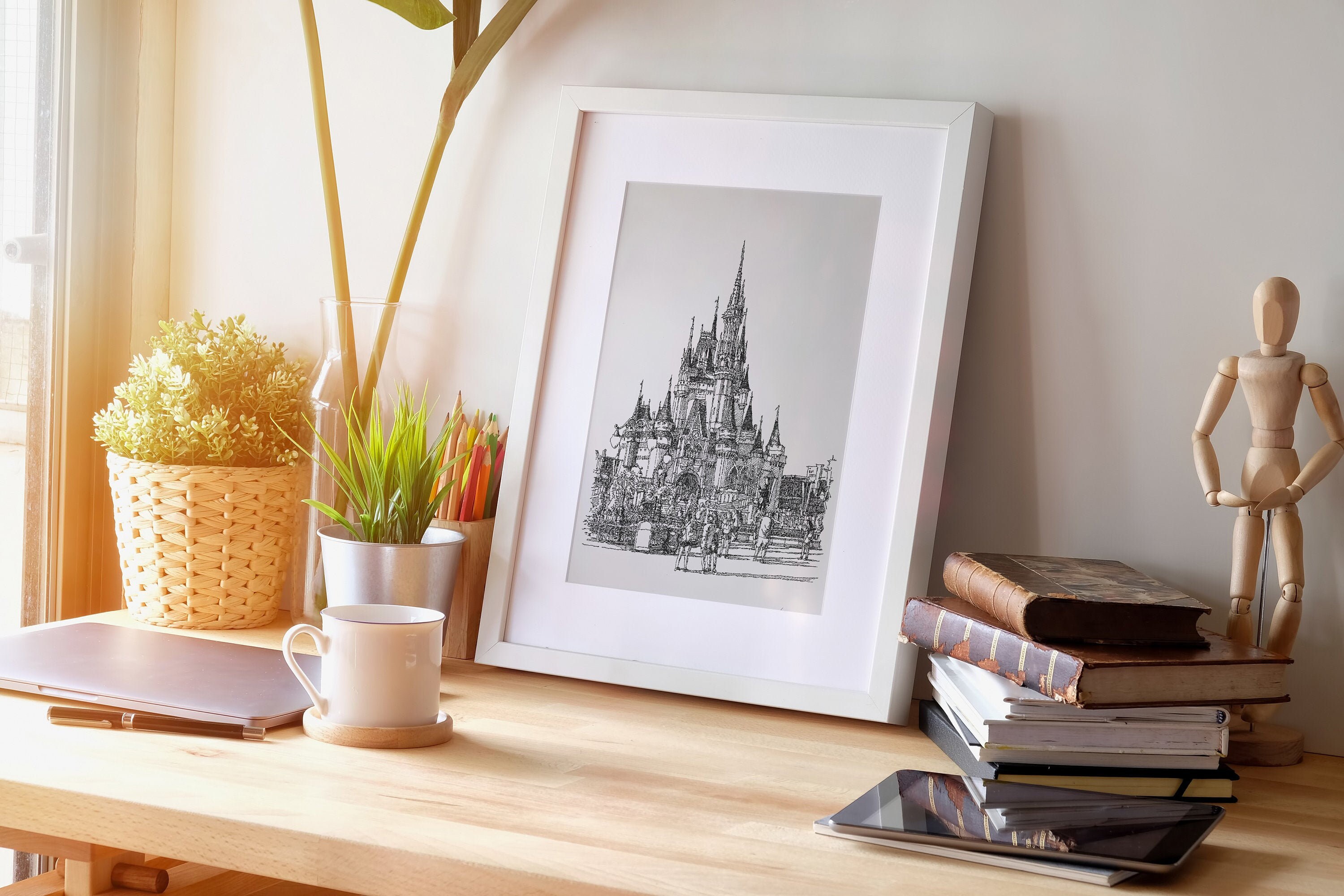 Disney Wall Art Print Disney World Wall Art Disney Land Etsy France