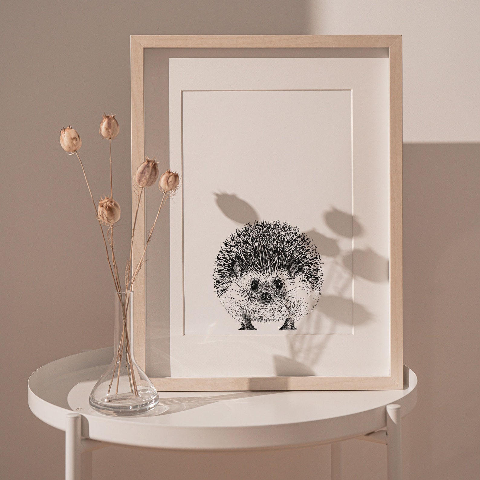 Baby Hedgehog Decor Woodland Themed Nursery Decor Hedgehog Etsy