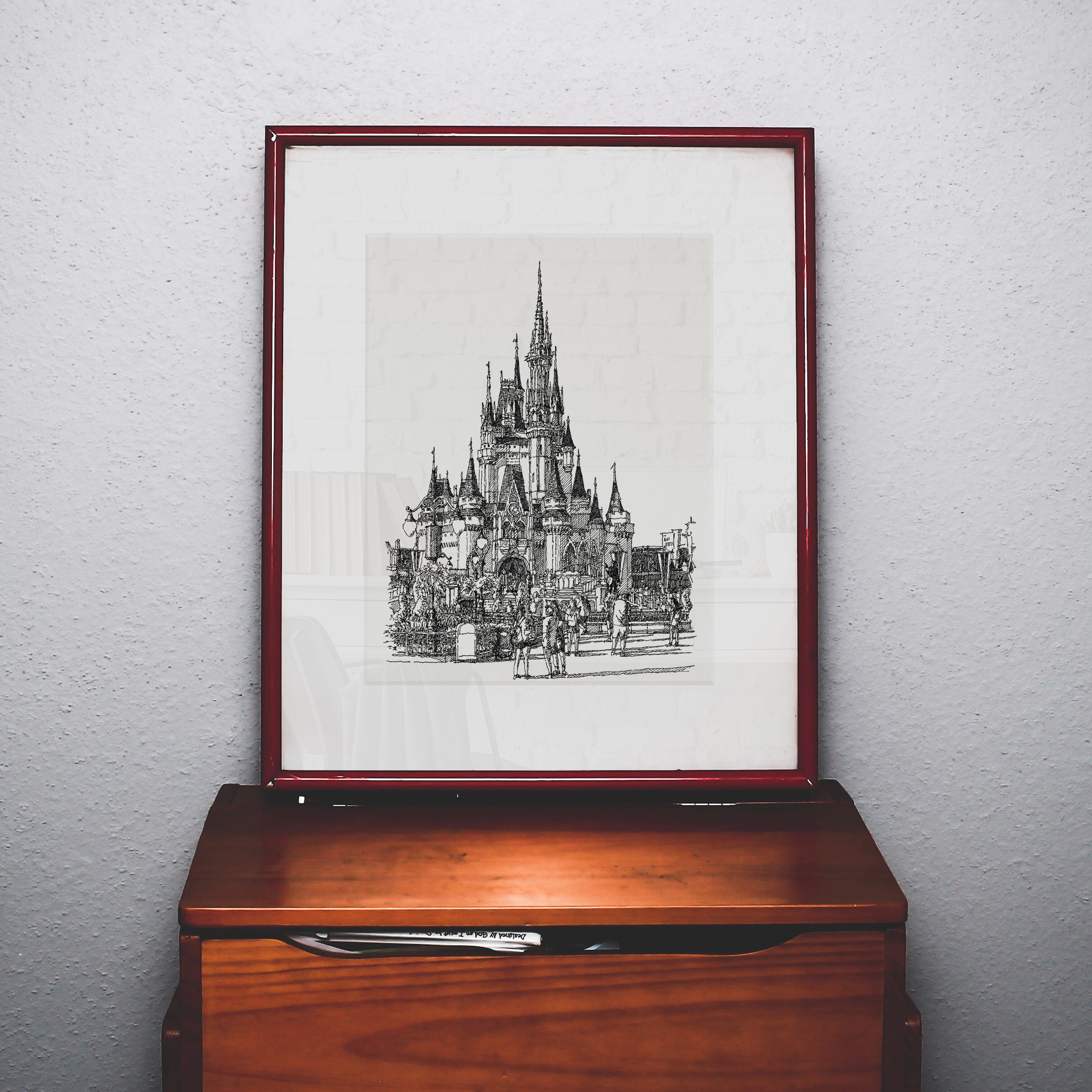 Disney Wall Art Print Disney World Wall Art Disney Land Etsy