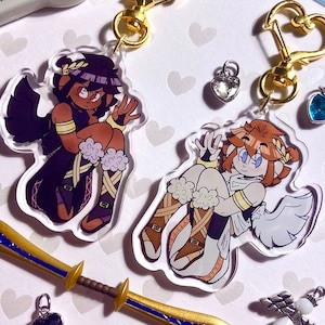 Dark Pit / Pit Kid Icarus Acrylic Keychain