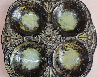 Ceramic Platter for dips and nuts
