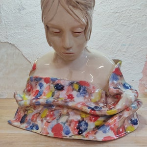 Ceramic sculpture &quot;Ariadni&quot;