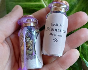Divination sortilège  - spell jar - sorcellerie - autel ésotérique