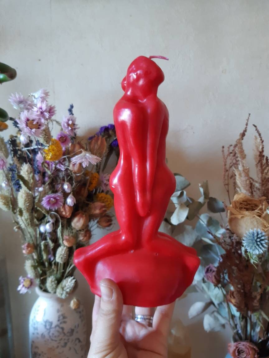 Bougies Dagyde , Bougie Rituel Homme et Union Cire Végétale Naturelle Pour Magie Sorcellerie Autel É