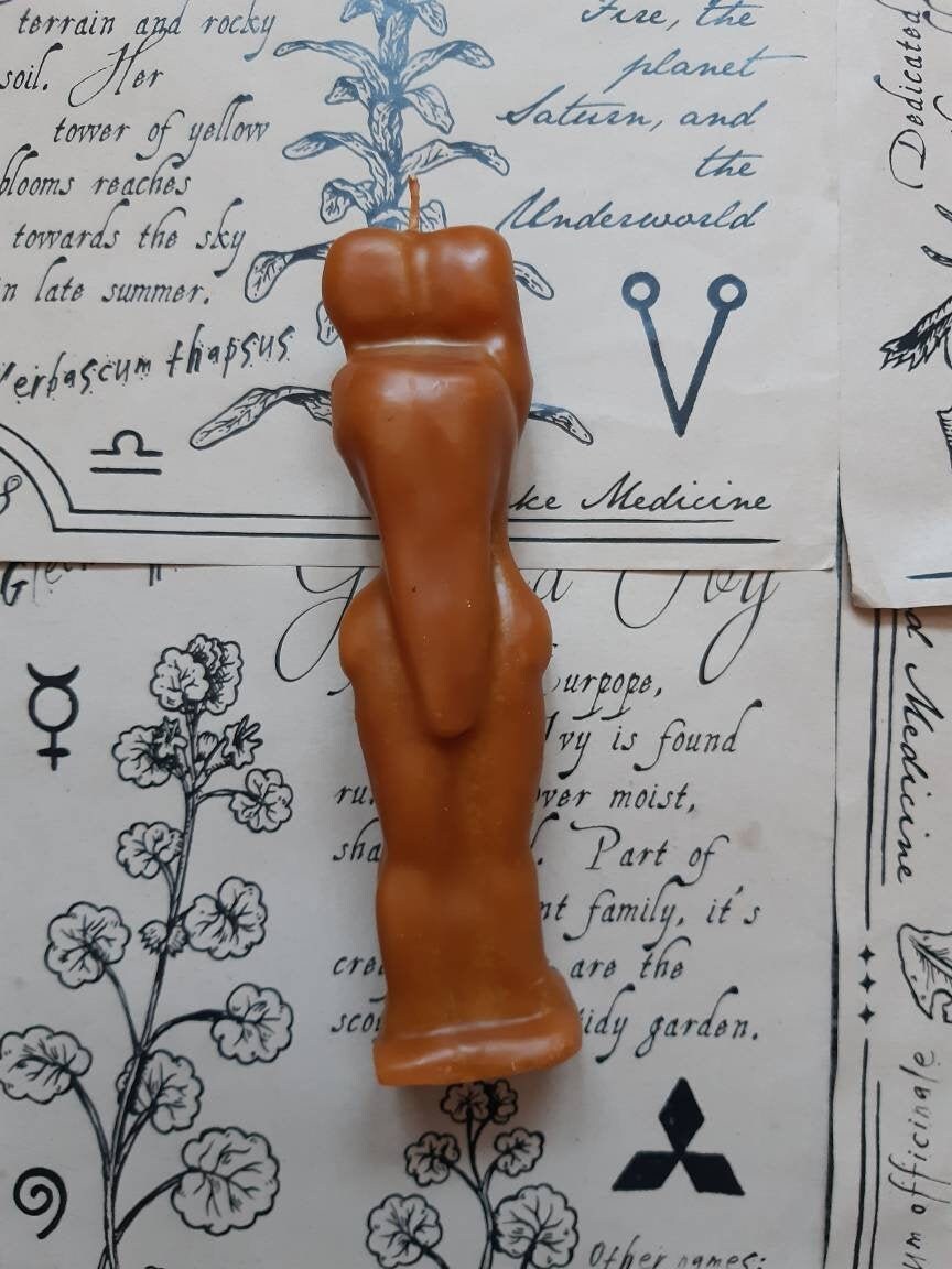 Bougies Dagyde Union Cire d'abeille Naturelle et Miel Pour Magie Sorcellerie , Autel Ésotérique Ritu