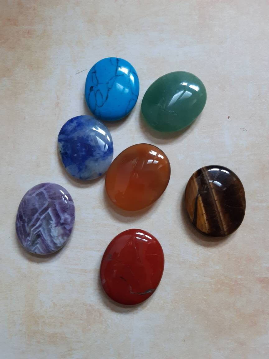 Kit Mineraux Chakras , Ensemble de Pierres Pour .