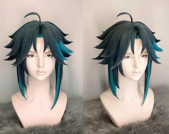 Xiao inspired cosplay wig