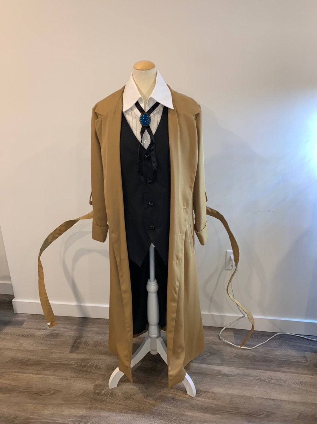 Complete Dazai Cosplay Costume Wig BSD Wig Etsy Canada