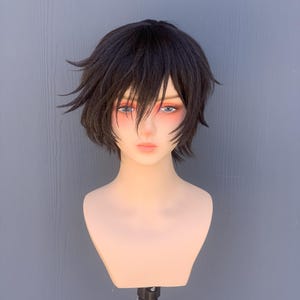 READY TO SHIP Angry Britannian Prince Dark Brown Short Anime Cosplay Wig