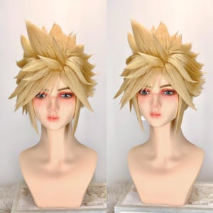 Cloud Remake inspired cosplay wig