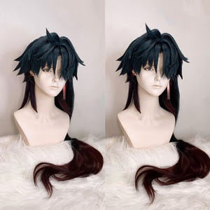 Blade from Honkai inspired cosplay wig
