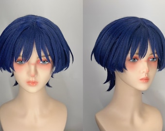 Scaramouche inspired cosplay wig