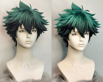 Crying Green Boy Cosplay Wig