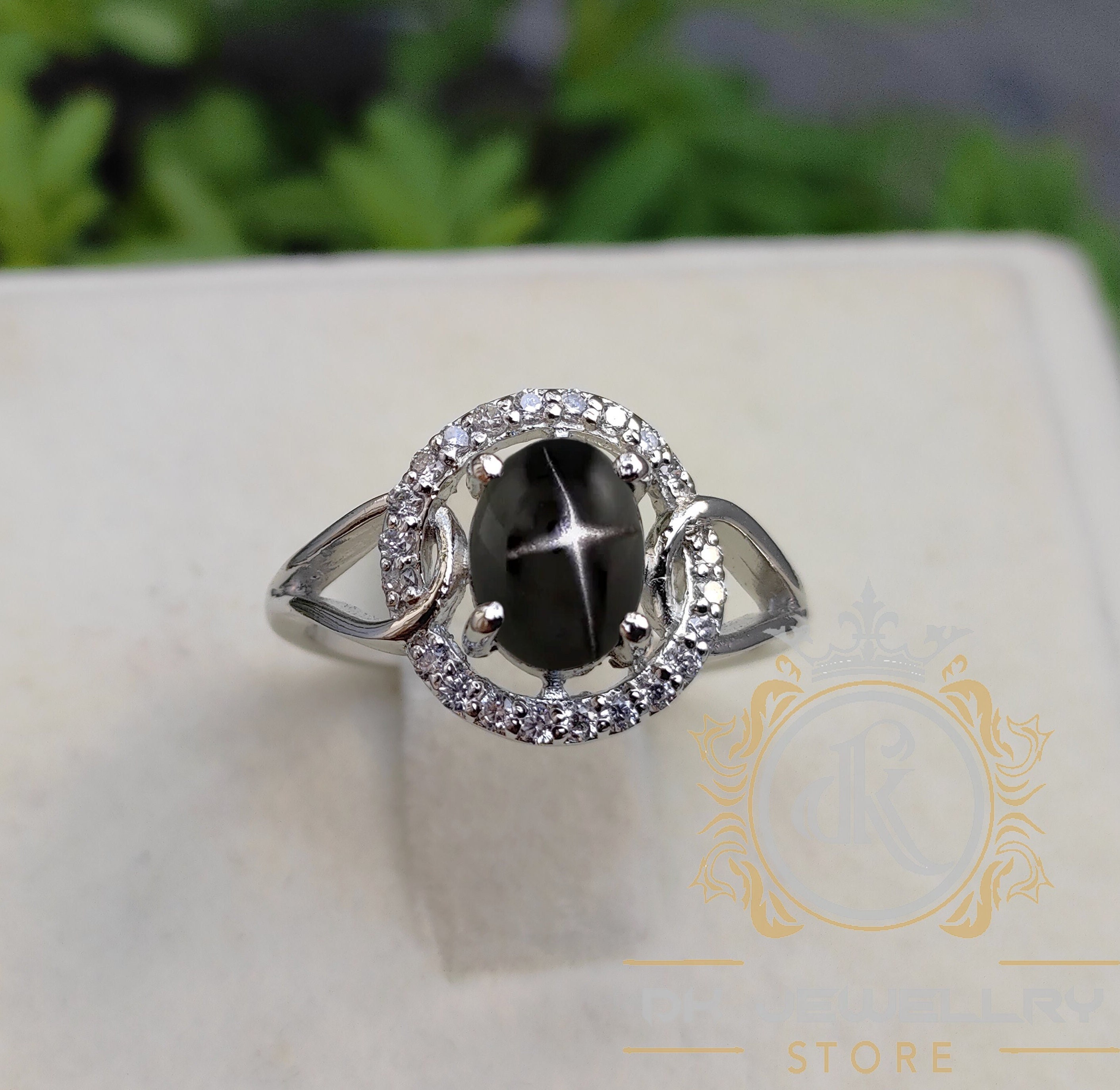 ★SENTIMENTS★ NO.559 [BLACK] STAR CUBIC RING NO.559 [BLACK] STAR CUBIC RING - 센티멍 l SENTIMENTS
