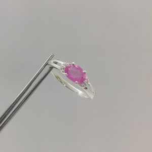 Anel de rubi antigo, amor de rubi, pedra de nascimento de julho, nó celta em prata esterlina, caixa de presente de noivado, presente de 3º aniversário para ela
