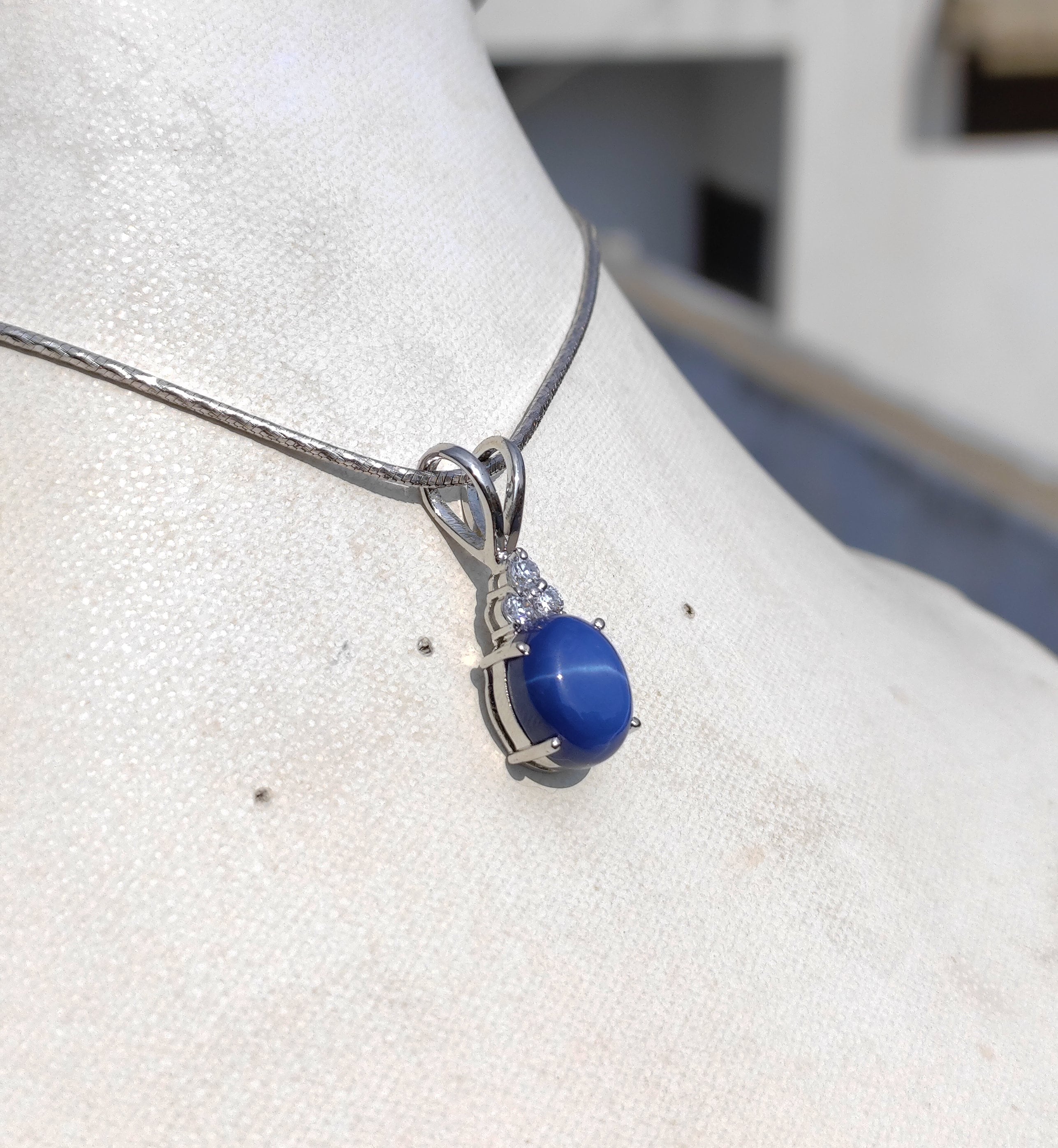 Lindy Star Pendant Blue Star Sapphire 