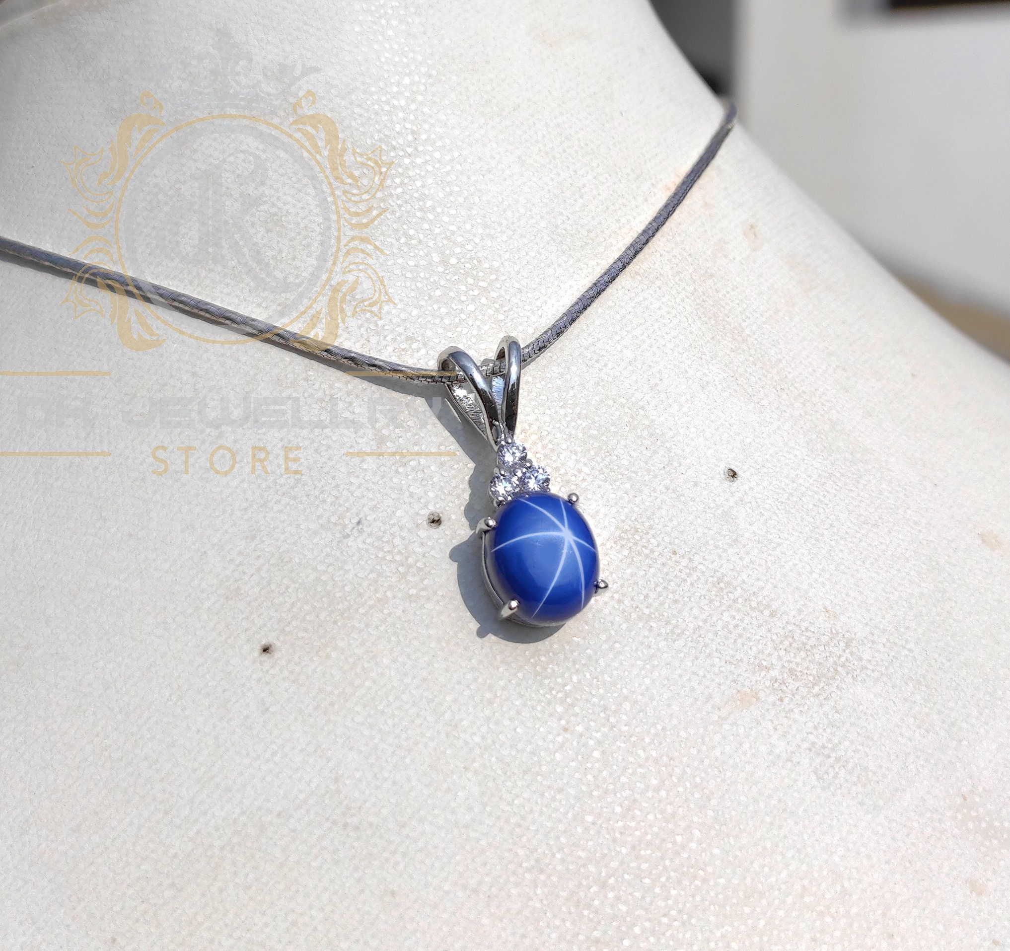 Lindy Star Pendant Blue Star Sapphire 