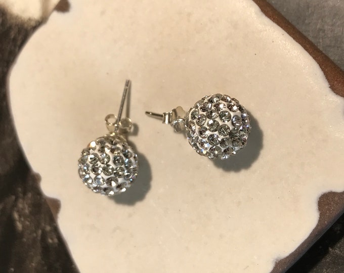 Disco Ball Earring, Ball Studs, Iridescent Ball Earrings, Sparkly Ball Earrings,bachelorette