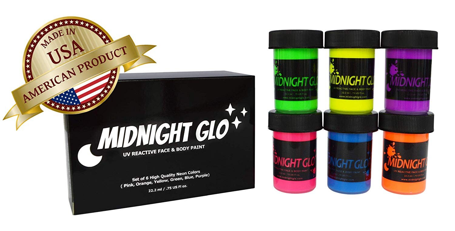 Dark Paint Set Neon Glow Paint – WingArt