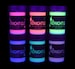 Metallic Body Paint Black Light Paint UV Glow Blacklight Reactive Fluorescent Paint - Safe On Skin, Washable, Non-Toxic (6x 0.75oz) 