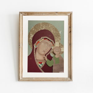 5x7&quot; Theotokos of Kazan Print