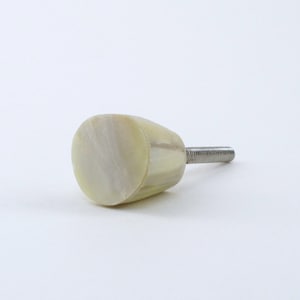 Mini Mother of Pearl Dome Dresser Pull Knob - Drawer Knob, Mother of Pearl Pulls, Decorative Cabinet Knob
