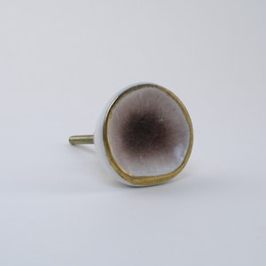 Sea Glass Knob - Amethyst - Unique Cabinet Pulls,  Beautiful Drawer Knobs, Decorative Knobs, Dresser Knobs, Drawer Pulls, Knobs and Pulls