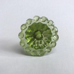 Glass Moon Drop Knob - Green Glass Knob, Cabinet Pull, Cupboard Knob, Drawer Hardware, Knobs and Pulls, Sea Glass Green