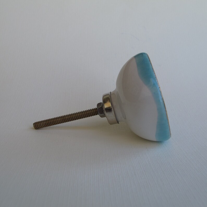 Sea Glass Knob Sea Green Unique Pulls Beautiful Etsy