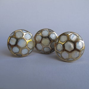 Mother of Pearl River Knob - Dresser Drawer Pull Knob
