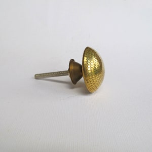 Cleopatra Knob Drawer Knob, Dresser Knob, Cabinet Knobs and Pulls, Unique Decorative Pull Handles, Gold Brass Pull knob image 4