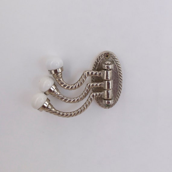 Sailors Hook Multi Silver Coat Hook Wall Mount Vintage Wall Hooks Wall Mounted Coat Hooks Decorative Hooks for Wall Etsy