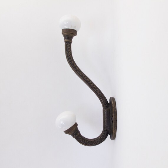 Bronze Sailors Hook Wall Mount Coat Hook Wall Mount Vintage Wall