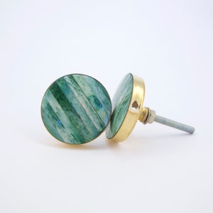 Jade Green Sand Dunes Knob, Unique Cabinet Pull, Decorative Knobs, Gold Dresser Knobs, Drawer Pulls, Knobs and Pulls, Pull Knob, Coastal image 5