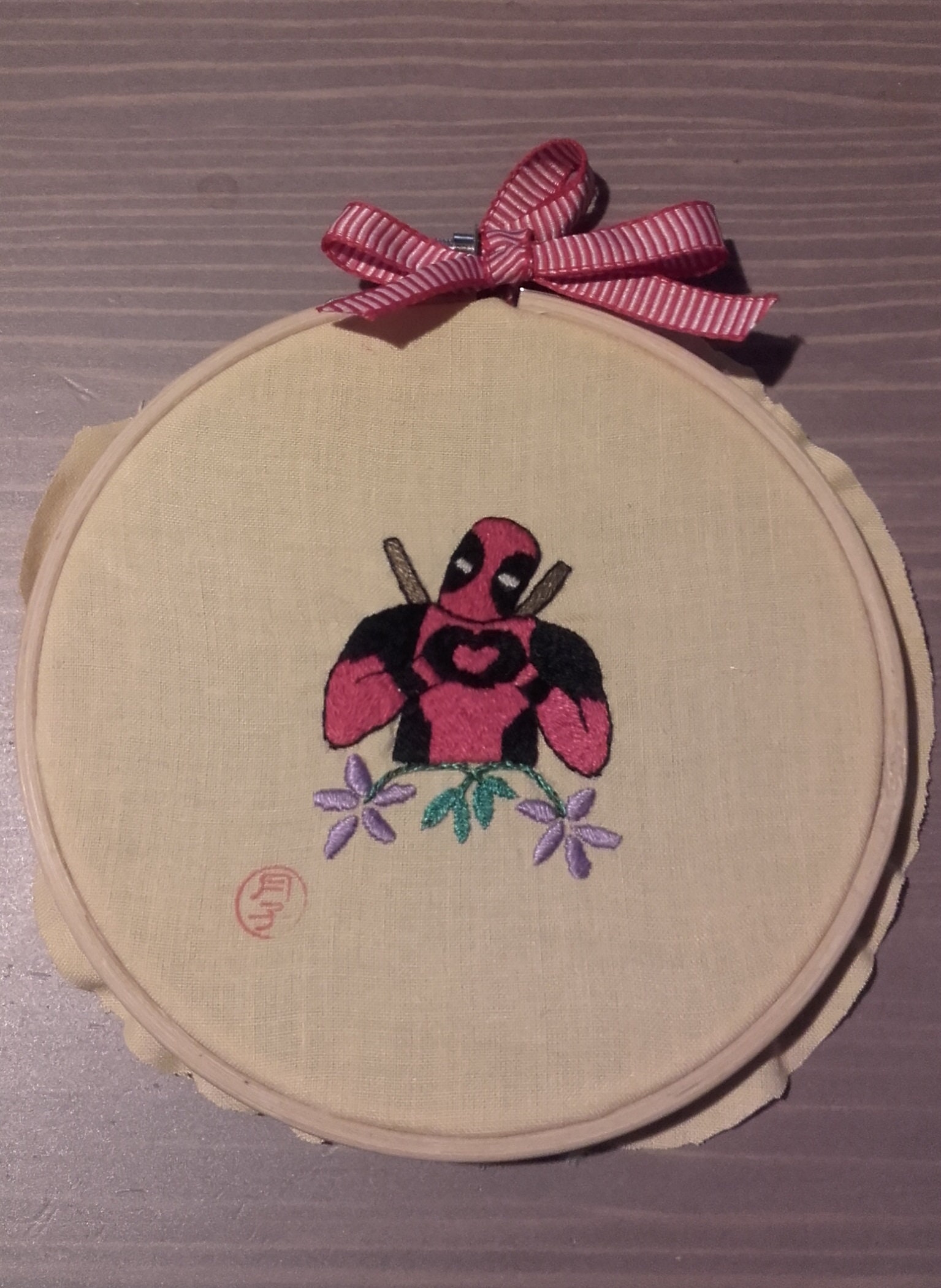 Deadpool Embroidery